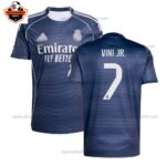 Real Madrid VINI JR. 7 Away Men Replica Football Shirt 2025/26