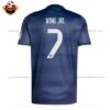 Real Madrid VINI JR. 7 Away Men Replica Football Shirt 2025/26 Back View