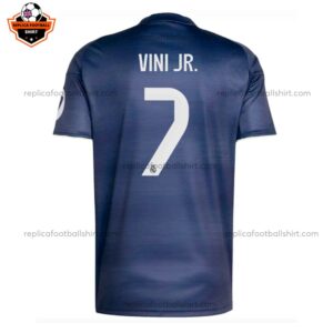 Real Madrid VINI JR. 7 Away Men Replica Football Shirt 2025/26 Back View