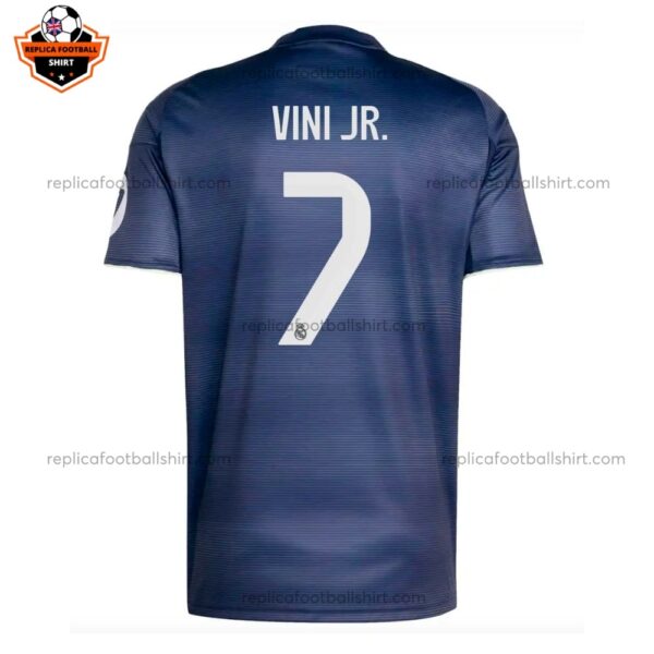 Real Madrid VINI JR. 7 Away Men Replica Football Shirt 2025/26 Back View