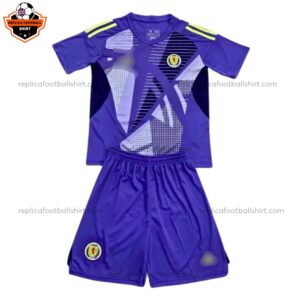 Scotland Goalkeeper Kid Replica Football Kit 2024 - front view