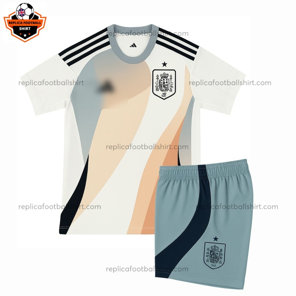 Spain Away Kid Replica Football Kits 2025/26 - front view