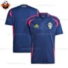 Sweden Away Men Replica Football Shirt 2024 - Over View