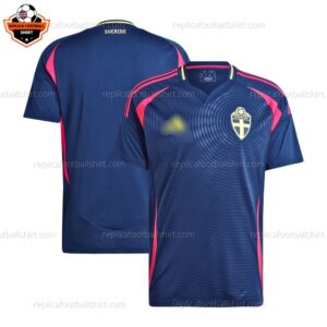 Sweden Away Men Replica Football Shirt 2024 - Over View