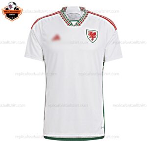 Wales Away National World Cup Men Replica Football Shirt 2022 - Front view