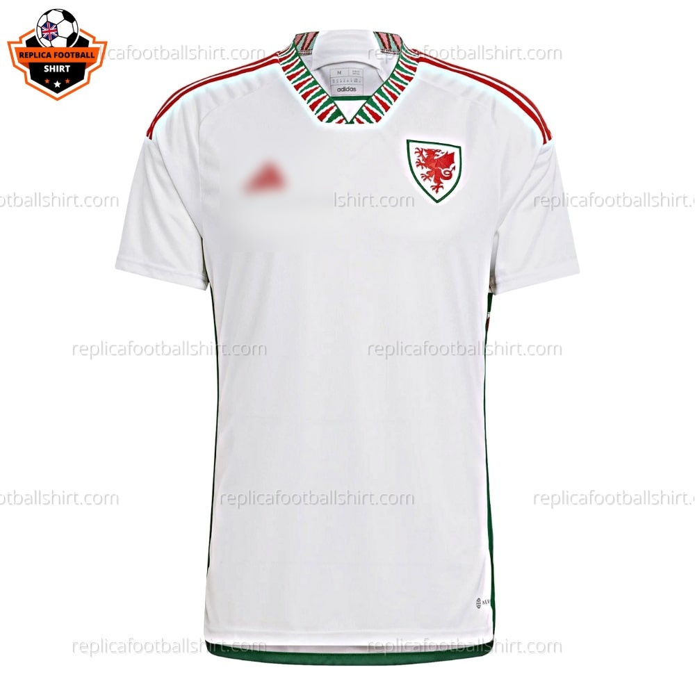Wales Away National World Cup Men Replica Football Shirt 2022 - Front view