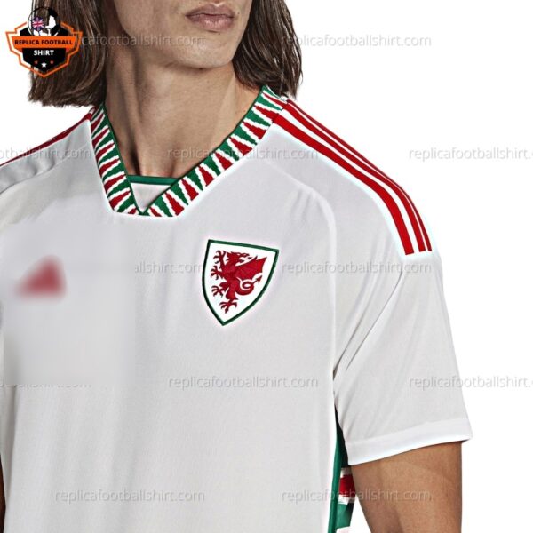 Wales Away National World Cup Men Replica Football Shirt 2022 - front view