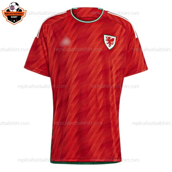 Wales Home National World Cup Men Replica Football Shirt 2022 - front view