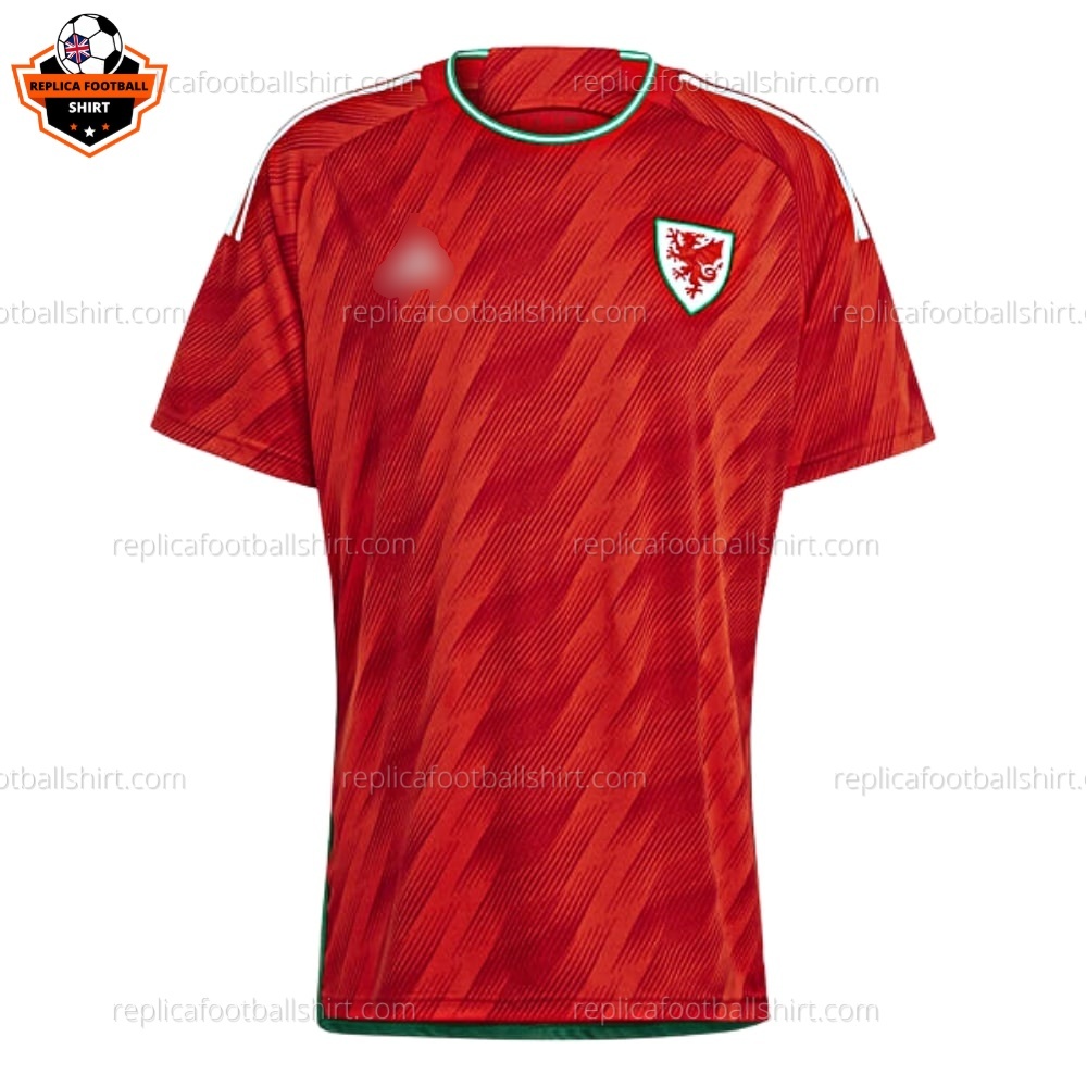Wales Home National World Cup Men Replica Football Shirt 2022 - front view