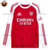 Arsenal Home Men Replica Football Shirt Long Sleeve 2025/26 - Front View