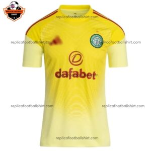 Celtic Yellow Goalkeeper Men Replica Football Shirt 2025/26 - Front View