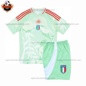 Italy Away Kid Replica Football Kit 2025/26 - Front View