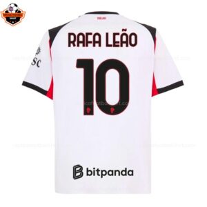 AC Milan Away Men Replica Football Shirt 2025-26 RAFA LEÃO 10 Printed backview