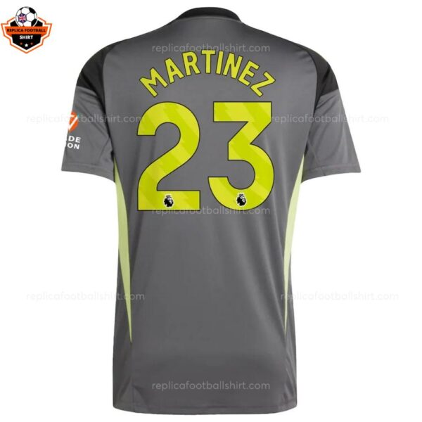 Aston Villa Goalkeeper Men Replica Football Shirt 2025-26 MARTINEZ 23 Printed backview