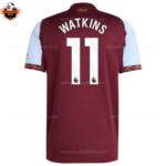 Aston Villa Home Men Replica Football Shirt 2025/26 WATKINS 11 Printed