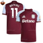 Aston Villa Home Men Replica Football Shirt 2025/26 WATKINS 11 Printed