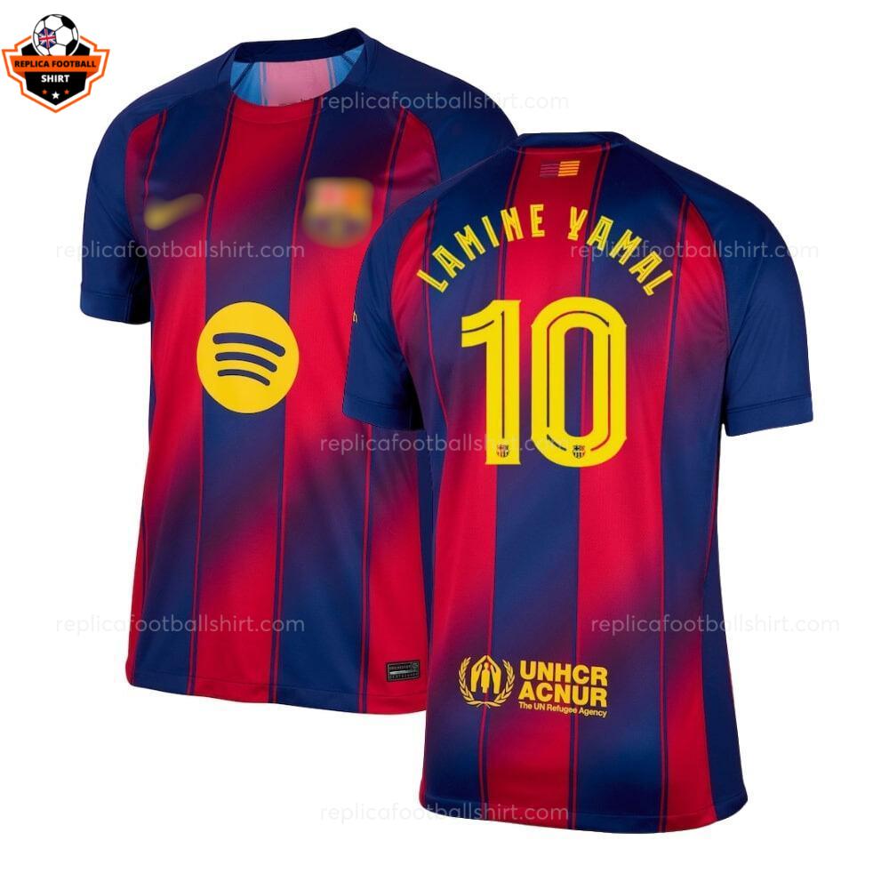 Barcelona LAMINE YAMAL 10 Home Men Replica Football Shirt 2025-26