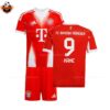Bayern Munich Home Kid Replica Football Kit 2025-26 KANE 9 Printed