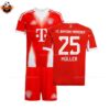 Bayern Munich Home Kid Replica Football Kit 2025-26 MÜLLER 25 Printed