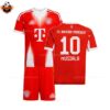 Bayern Munich Home Kid Replica Football Kit 2025-26 MUSIALA 10 Printed