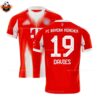 Bayern Munich Home Men Replica Football Shirt 2025-26 DAVIES 19 Printed