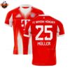 Bayern Munich Home Men Replica Football Shirt 2025-26 MÜLLER 25 Printed