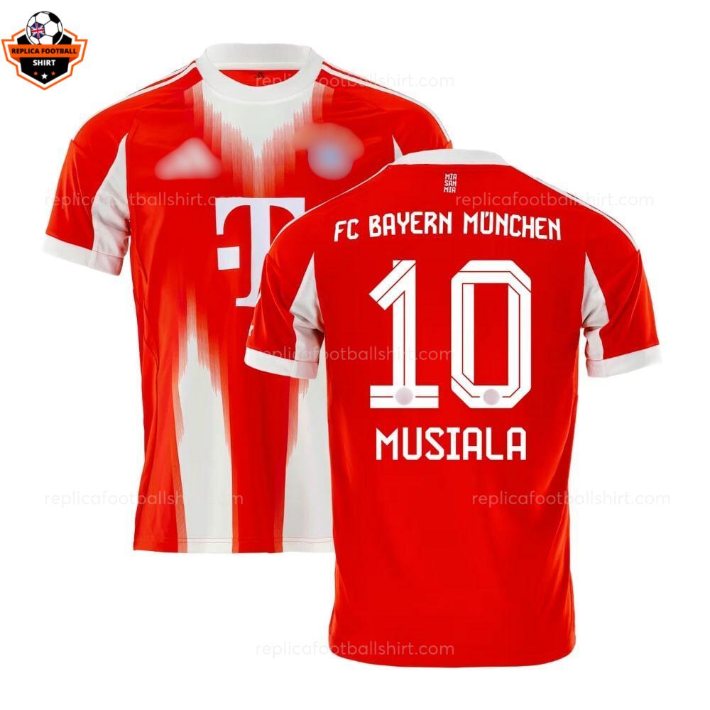 Bayern Munich Home Men Replica Football Shirt 2025-26 MUSIALA 10 Printed