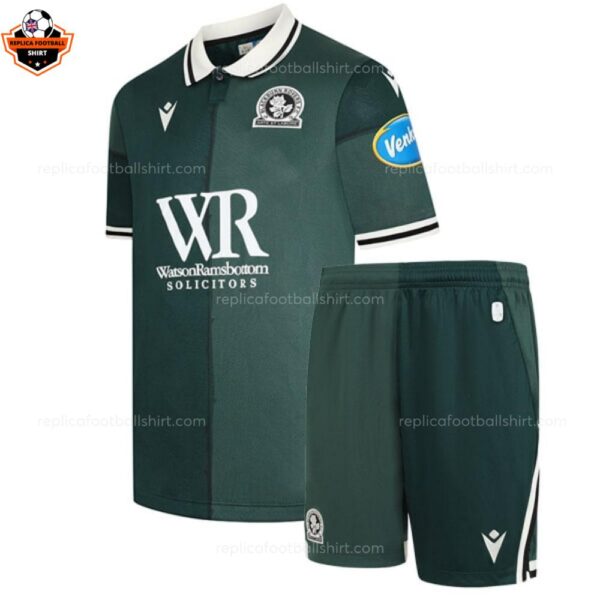 Blackburn Rovers Third Kid Replica Football Kit 2025-26