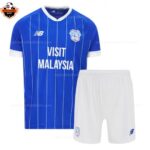 Cardiff City Home Kid Replica Football Kit 2025/26