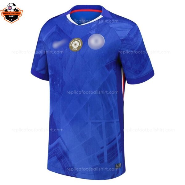 Chelsea WORLD CHAMPIONS 25 Men Replica Football Shirt 2025-26 Printed frontview
