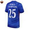 Chelsea WORLD CHAMPIONS 25 Men Replica Football Shirt 2025-26 Printed backview