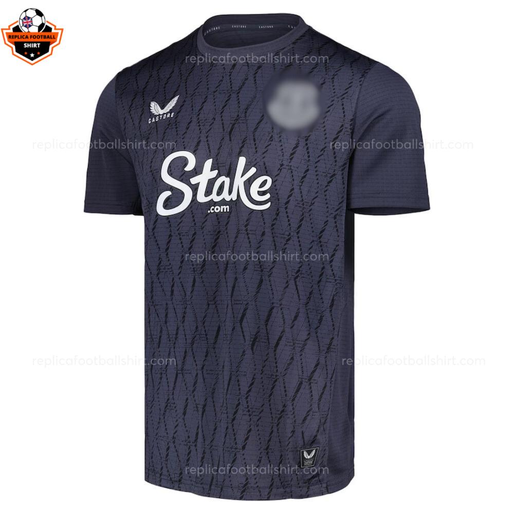 Everton Black Goalkeeper Men Replica Football Shirt 2025-26 frontview