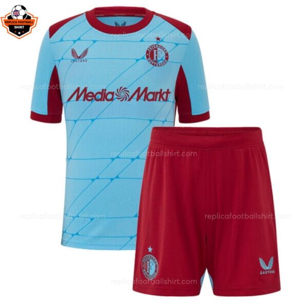 Feyenoord Third Kid Replica Football Kit 2025-26