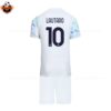 Inter Milan LAUTARO 10 Away Kid Replica Football Kit 2025-26 backview