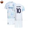 Inter Milan LAUTARO 10 Away Kid Replica Football Kit 2025-26 overview