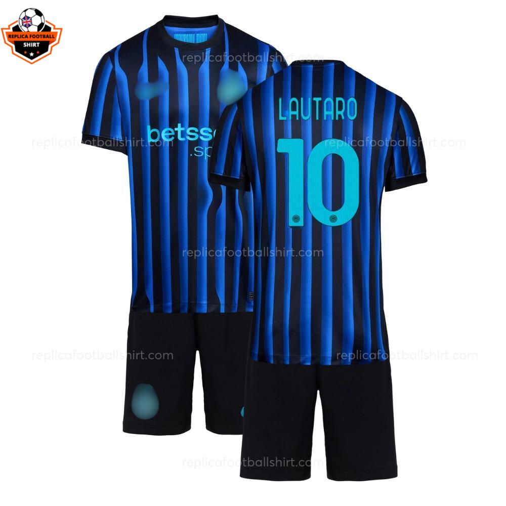 Inter Milan LAUTARO 10 Home Kid Replica Football Kit 2025-26