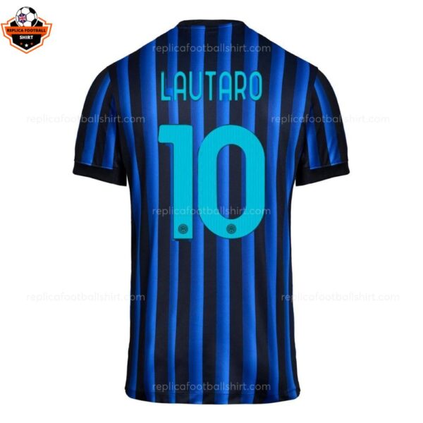 Inter Milan LAUTARO 10 Home Men Replica Football Shirt 2025-26 backview