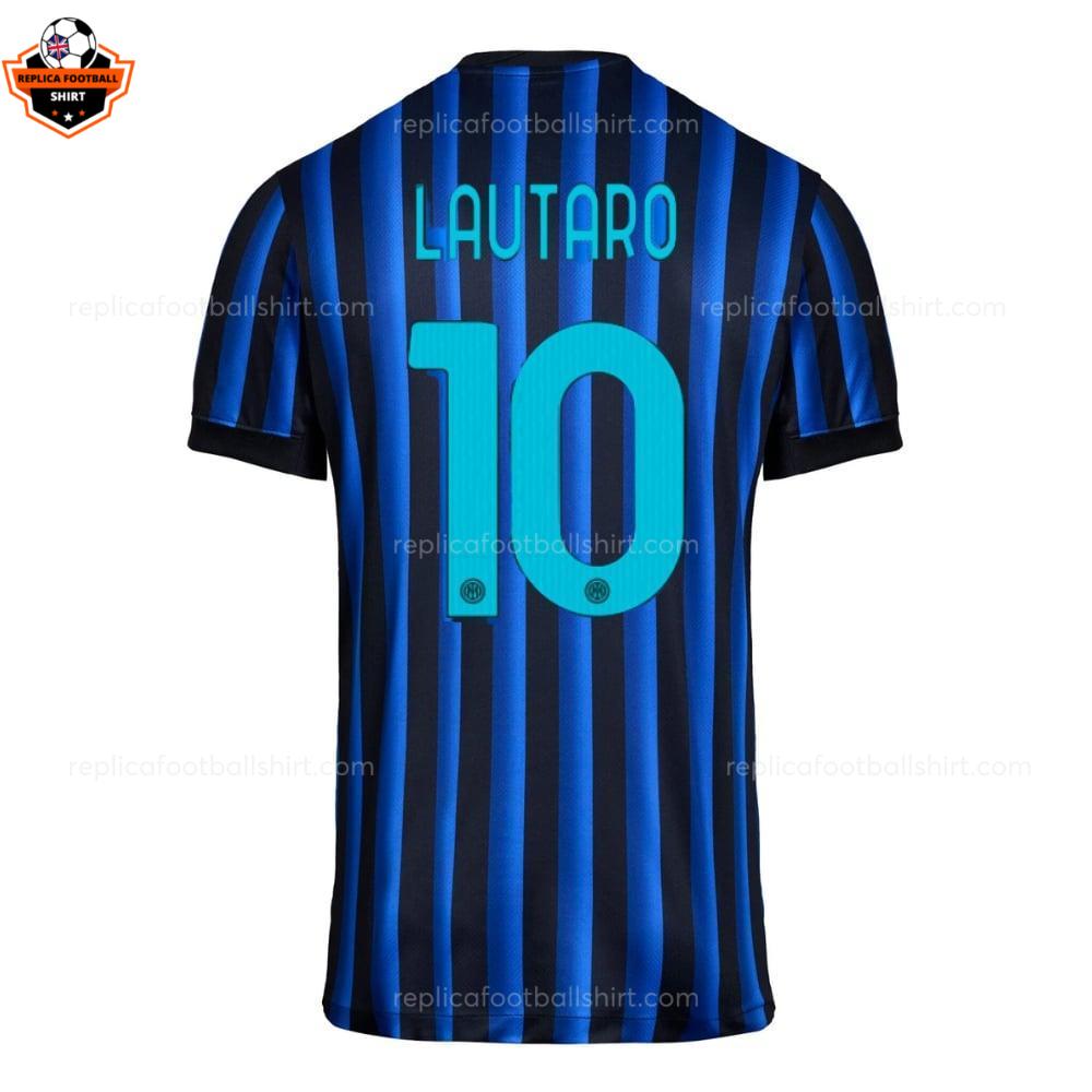 Inter Milan LAUTARO 10 Home Men Replica Football Shirt 2025-26 backview