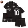 Manchester City Away Kid Replica Football Kit 25-26 GREALISH 10 Printed overview