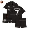 Manchester City Away Kid Replica Football Kit 25-26 Marmoush 7 Printed overview