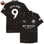 Manchester City Away Men Replica Football Shirt 25/26 HAALAND 9 Printed