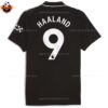 Manchester City Away Men Replica Football Shirt 25-26 HAALAND 9 Printed backview