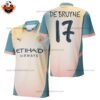 Manchester City DE BRUYNE 17 Fourth Men Replica Football Shirt 202526 Printed - overview