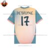 Manchester City DE BRUYNE 17 Fourth Men Replica Football Shirt 202526 Printed - backview