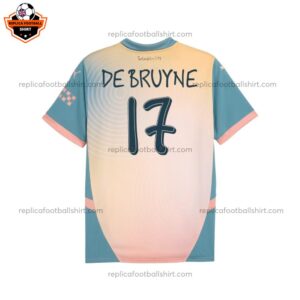 Manchester City DE BRUYNE 17 Fourth Men Replica Football Shirt 202526 Printed - backview