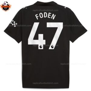Manchester City FODEN 47 Away Men Replica Football Shirt 2025-26 backview