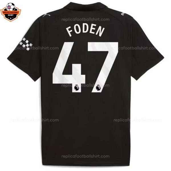Manchester City FODEN 47 Away Men Replica Football Shirt 2025-26 backview