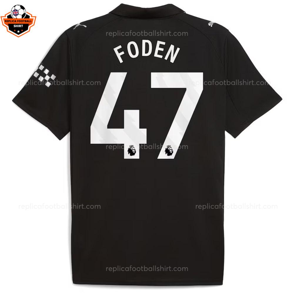 Manchester City FODEN 47 Away Men Replica Football Shirt 2025-26 backview