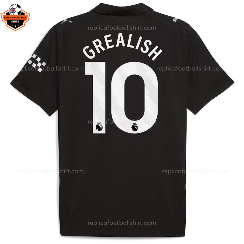 Manchester City GREALISH 10 Away Men Replica Football Shirt 2025-26 Printed backview