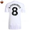 Manchester United Away Men Replica Football Shirt 2025-26 B.FERNANDES 8 Printed backview